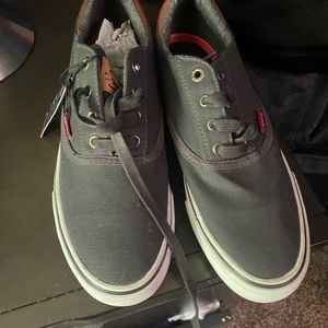 Levi shoes with laces. Still brand new never worn.